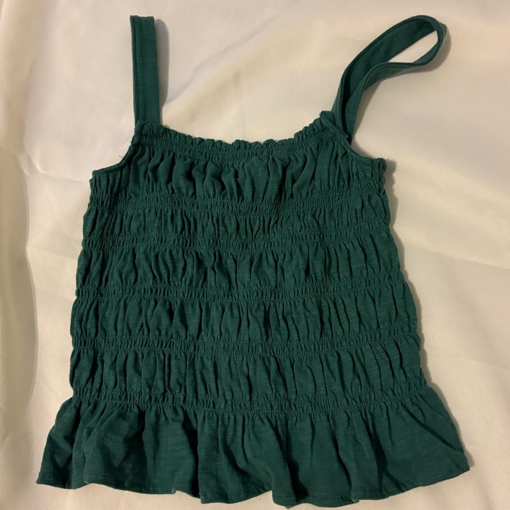 Universal Thread Green Smocked Camisole